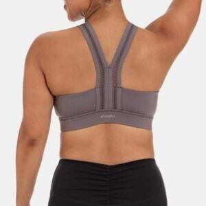 Handful Y-back bra in magnetic gray size medium